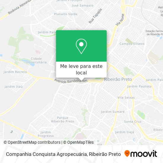 Companhia Conquista Agropecuária mapa