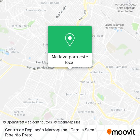 Centro de Depilação Marroquina - Camila Secaf mapa