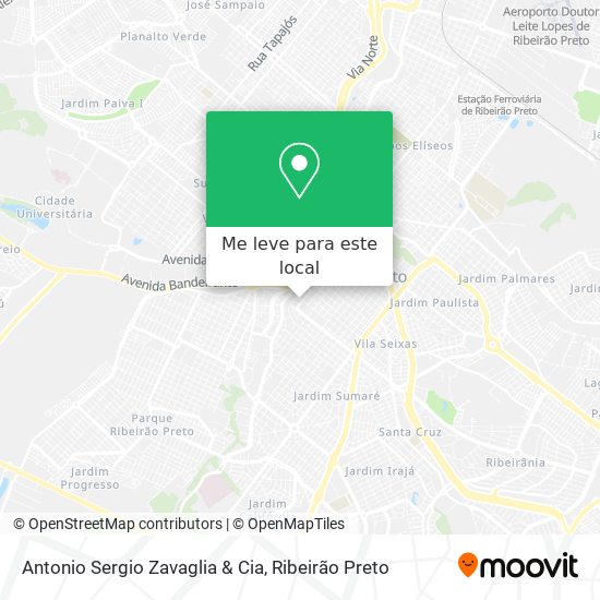 Antonio Sergio Zavaglia & Cia mapa