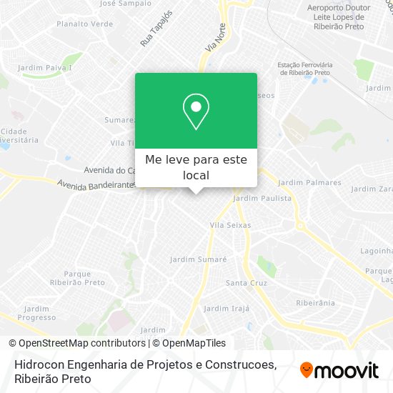 Hidrocon Engenharia de Projetos e Construcoes mapa