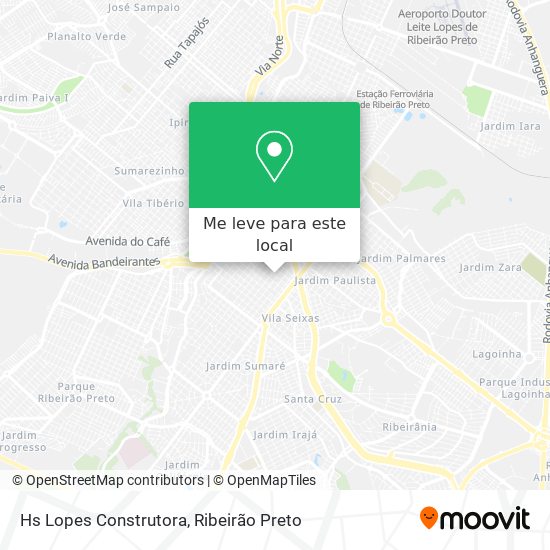Hs Lopes Construtora mapa