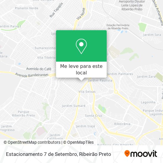 Estacionamento 7 de Setembro mapa