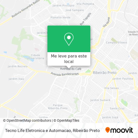 Tecno Life Eletronica e Automacao mapa
