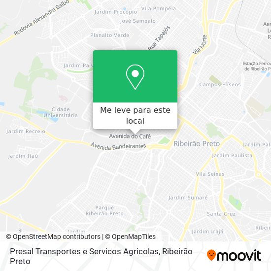 Presal Transportes e Servicos Agricolas mapa