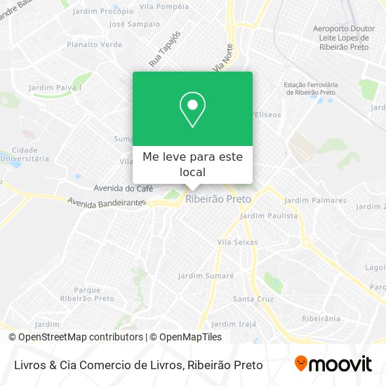 Livros & Cia Comercio de Livros mapa