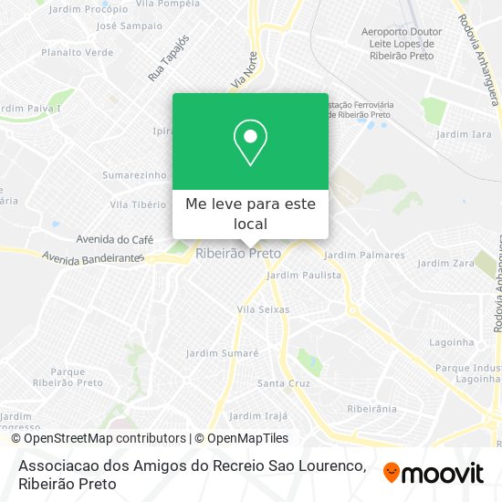 Associacao dos Amigos do Recreio Sao Lourenco mapa