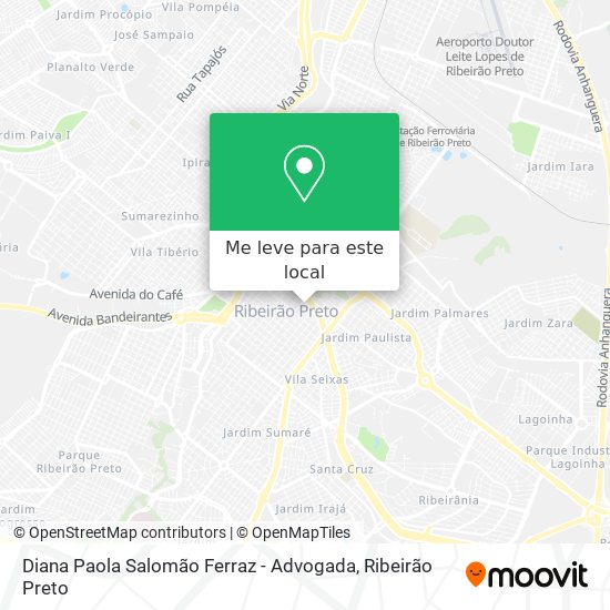 Diana Paola Salomão Ferraz - Advogada mapa