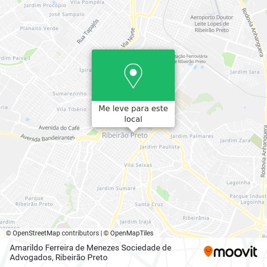 Amarildo Ferreira de Menezes Sociedade de Advogados mapa