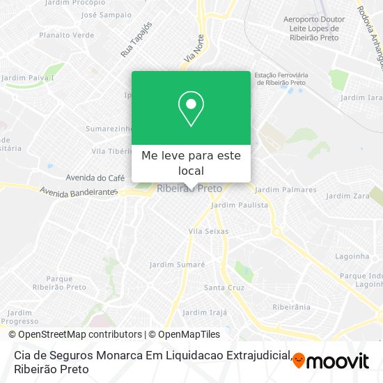 Cia de Seguros Monarca Em Liquidacao Extrajudicial mapa