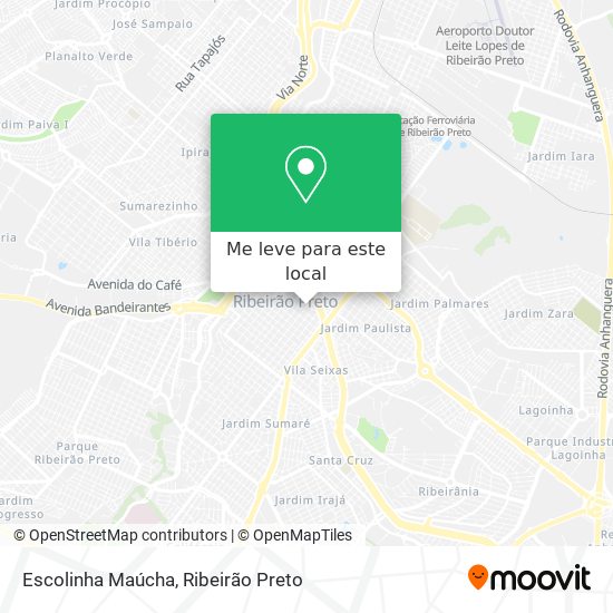 Escolinha Maúcha mapa