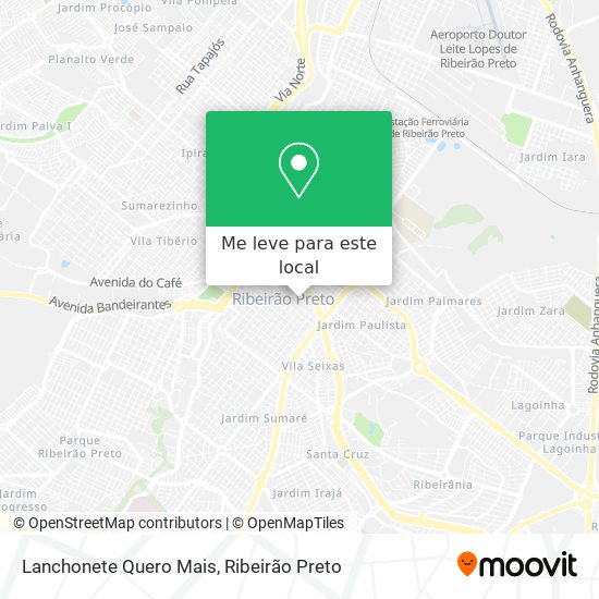 Lanchonete Quero Mais mapa