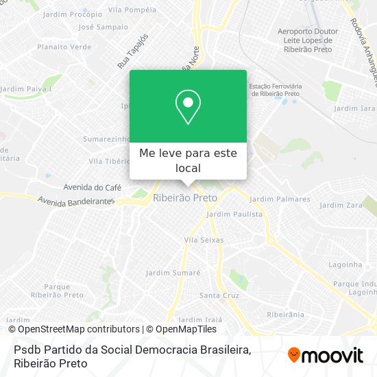 Psdb Partido da Social Democracia Brasileira mapa