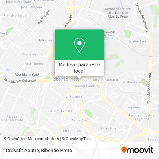 Crossfit Abutre mapa
