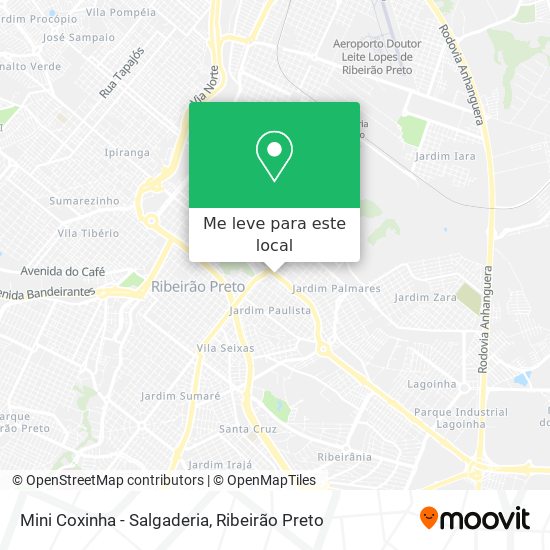 Mini Coxinha - Salgaderia mapa