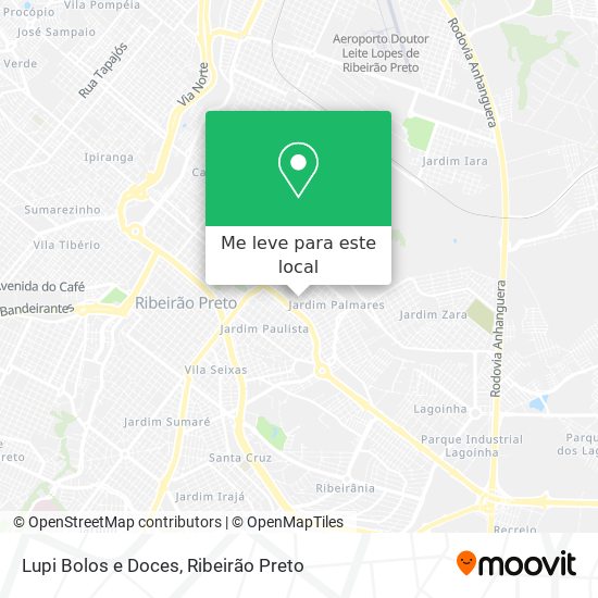 Lupi Bolos e Doces mapa
