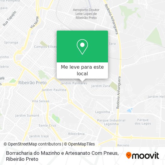 Borracharia do Mazinho e Artesanato Com Pneus mapa