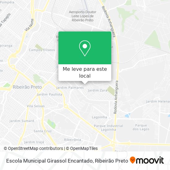 Escola Municipal Girassol Encantado mapa