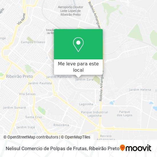 Nelisul Comercio de Polpas de Frutas mapa