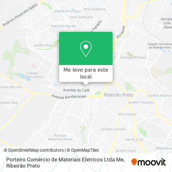 Porteiro Comércio de Materiais Eletricos Ltda Me mapa