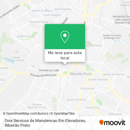 Onix Servicos de Manutencao Em Elevadores mapa