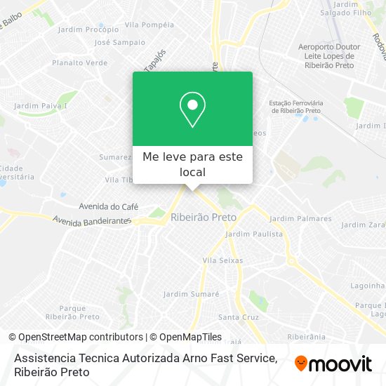 Assistencia Tecnica Autorizada Arno Fast Service mapa
