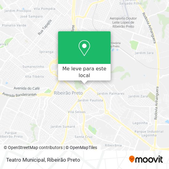 Teatro Municipal mapa