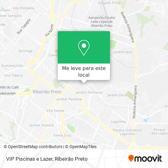 VIP Piscinas e Lazer mapa