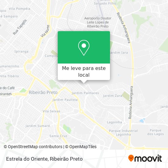 Estrela do Oriente mapa
