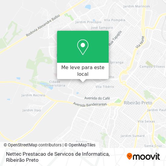 Nettec Prestacao de Servicos de Informatica mapa