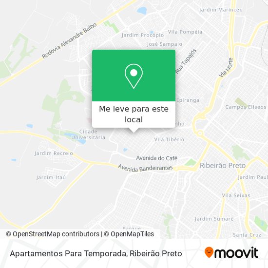 Apartamentos Para Temporada mapa