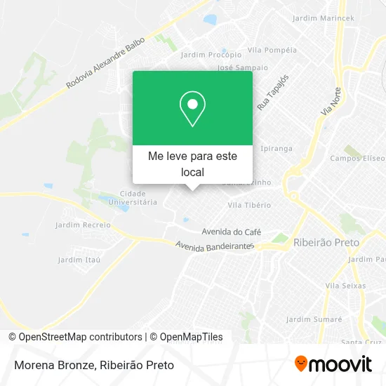 Morena Bronze mapa
