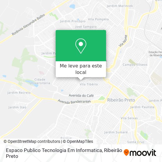 Espaco Publico Tecnologia Em Informatica mapa