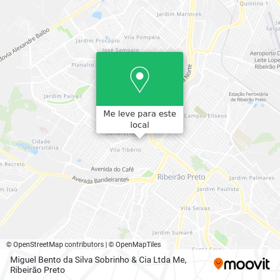 Miguel Bento da Silva Sobrinho & Cia Ltda Me mapa