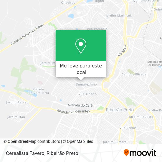 Cerealista Favero mapa