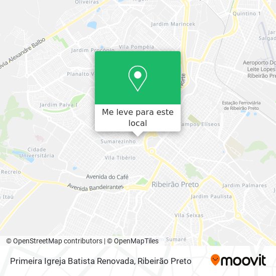 Primeira Igreja Batista Renovada mapa