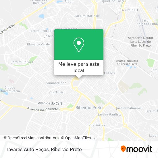 Tavares Auto Peças mapa