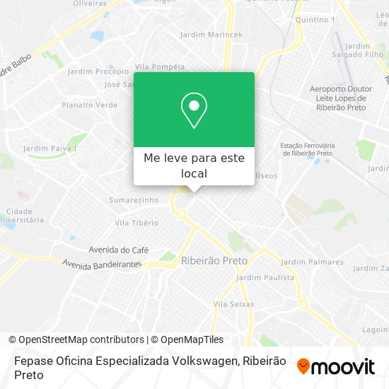 Fepase Oficina Especializada Volkswagen mapa