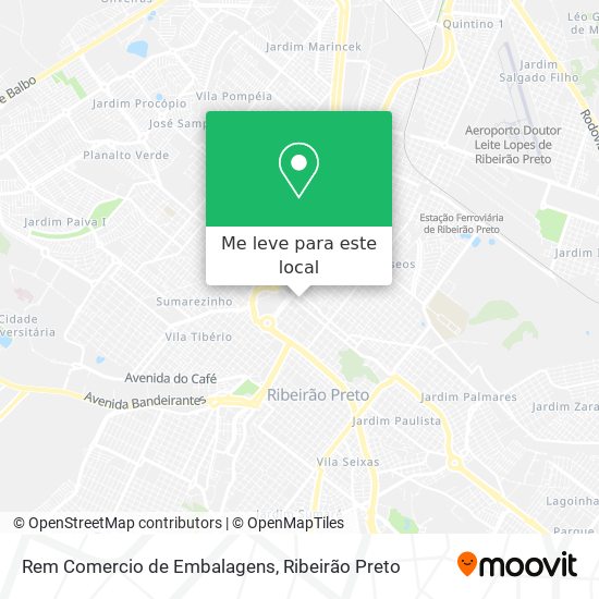 Rem Comercio de Embalagens mapa