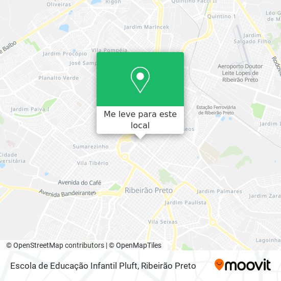 Escola de Educação Infantil Pluft mapa