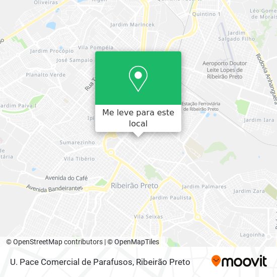 U. Pace Comercial de Parafusos mapa