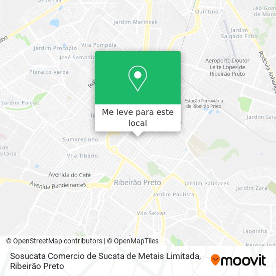 Sosucata Comercio de Sucata de Metais Limitada mapa