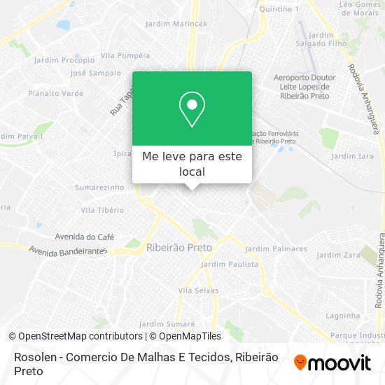 Rosolen - Comercio De Malhas E Tecidos mapa