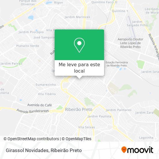 Girassol Novidades mapa