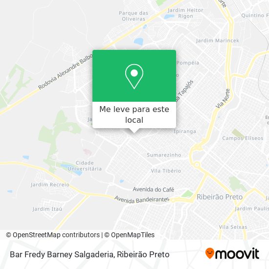 Bar Fredy Barney Salgaderia mapa