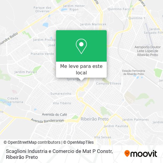 Scaglioni Industria e Comercio de Mat P Constr mapa