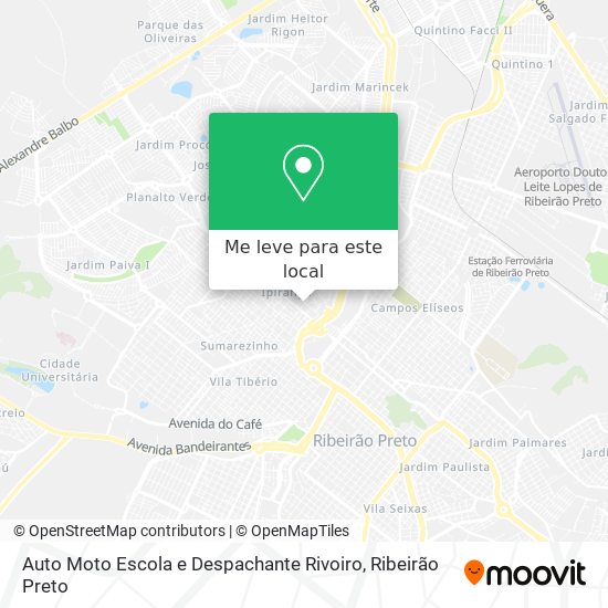 Auto Moto Escola e Despachante Rivoiro mapa