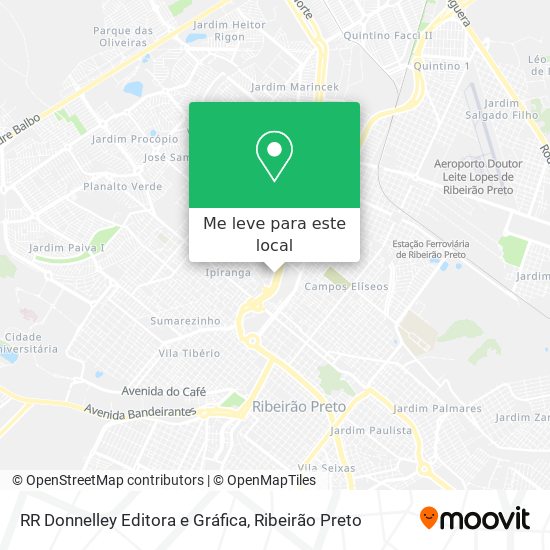 RR Donnelley Editora e Gráfica mapa