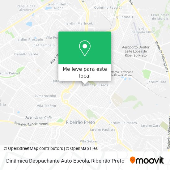 Dinâmica Despachante Auto Escola mapa
