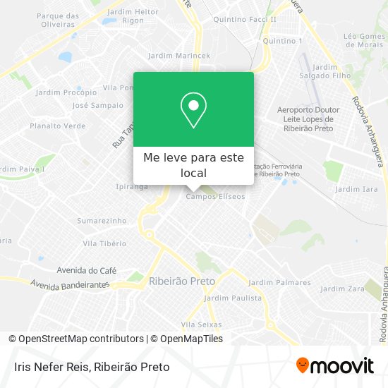 Iris Nefer Reis mapa