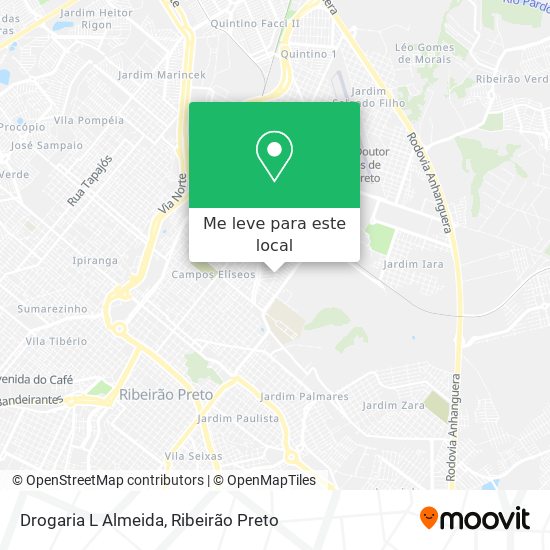 Drogaria L Almeida mapa